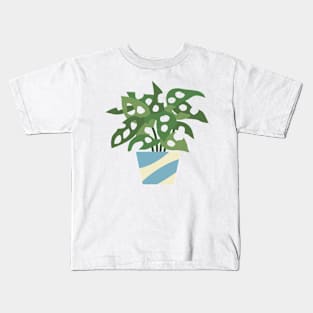 Monstera Plant Kids T-Shirt